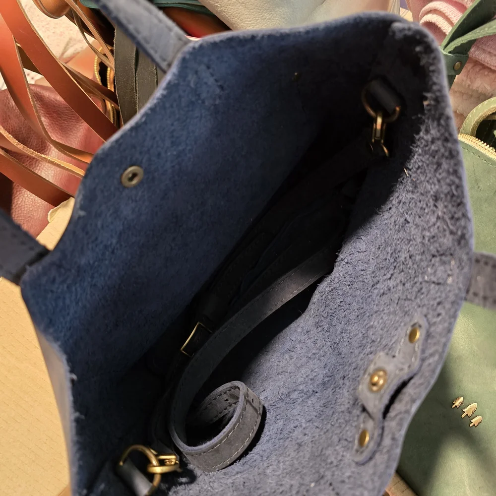 Portland Leather Deep Water Mini Crossbody - Picture 4 of 8